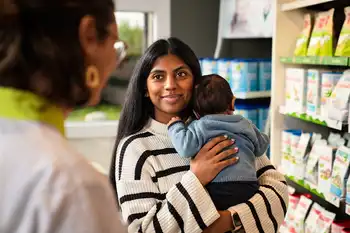 Autour de bébé en pharmacie